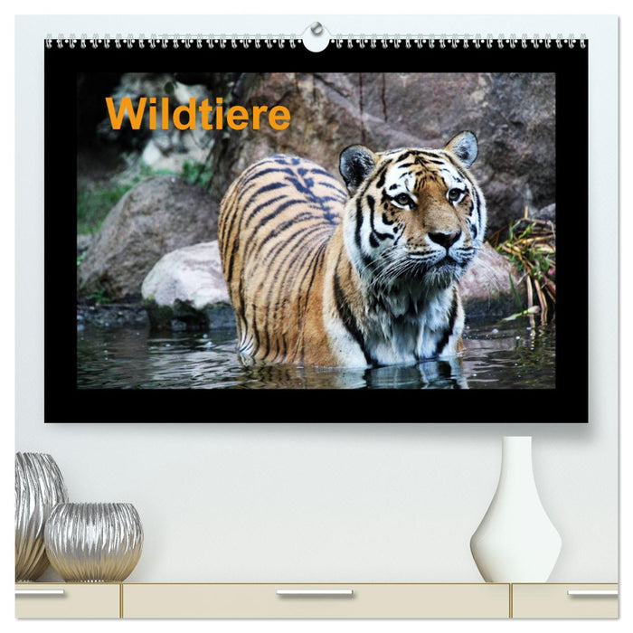 Wildtiere (CALVENDO Premium Wandkalender 2025)