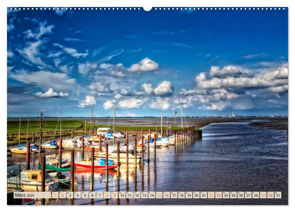 Friesland - Nordseebad Dangast (CALVENDO Premium Wandkalender 2025)