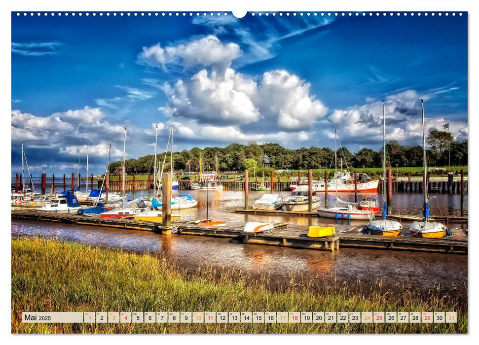 Friesland - Nordseebad Dangast (CALVENDO Premium Wandkalender 2025)