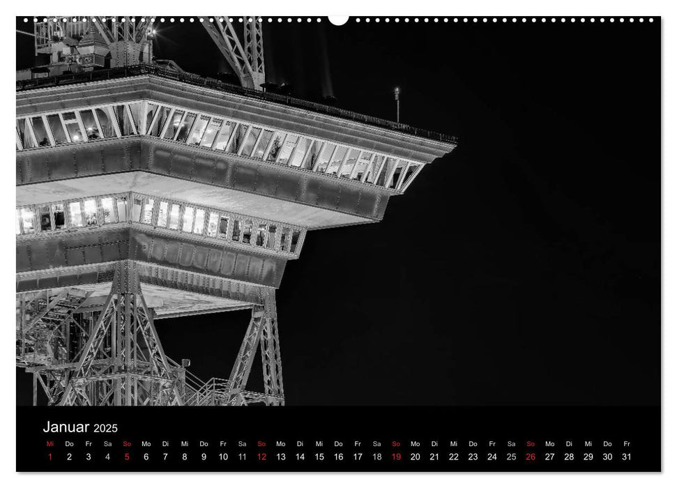 Berlin Monochrome (CALVENDO Premium Wandkalender 2025)