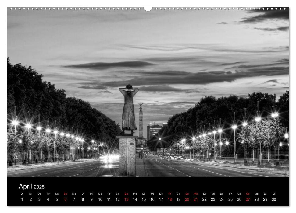 Berlin Monochrome (CALVENDO Premium Wandkalender 2025)