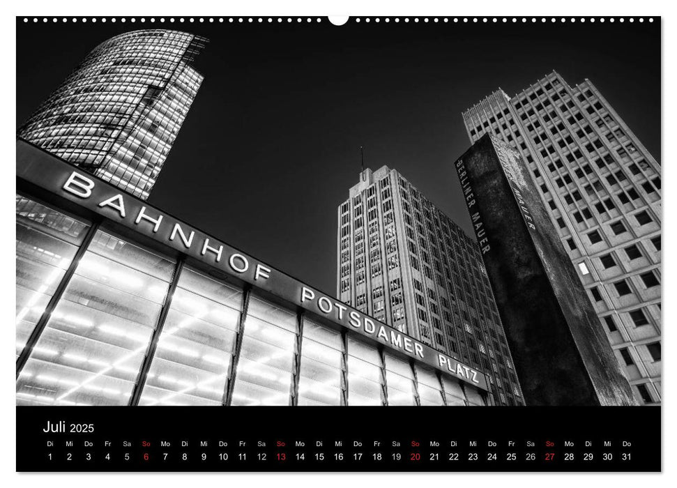 Berlin Monochrome (CALVENDO Premium Wandkalender 2025)