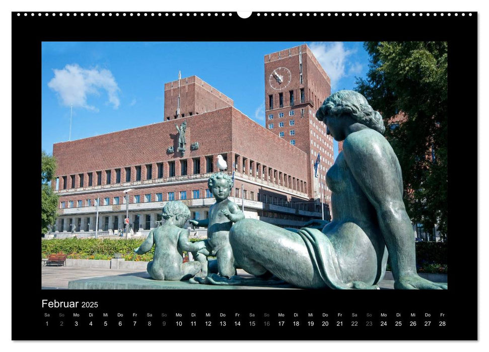 Oslo (CALVENDO Premium Wandkalender 2025)