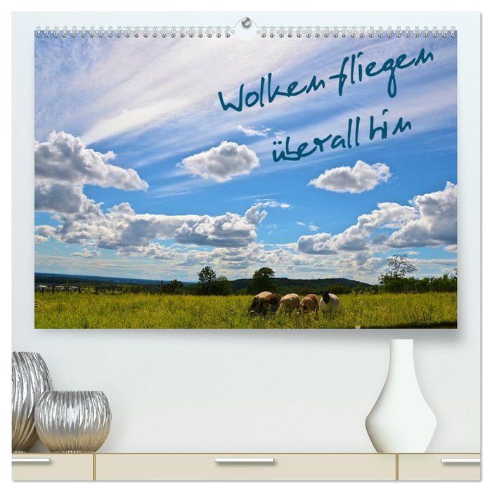 Wolken fliegen überall hin (CALVENDO Premium Wandkalender 2025)