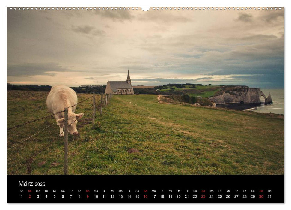 Frankreich Normandie (CALVENDO Wandkalender 2025)