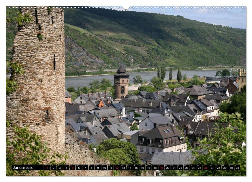 Oberwesel am Rhein (CALVENDO Wandkalender 2025)