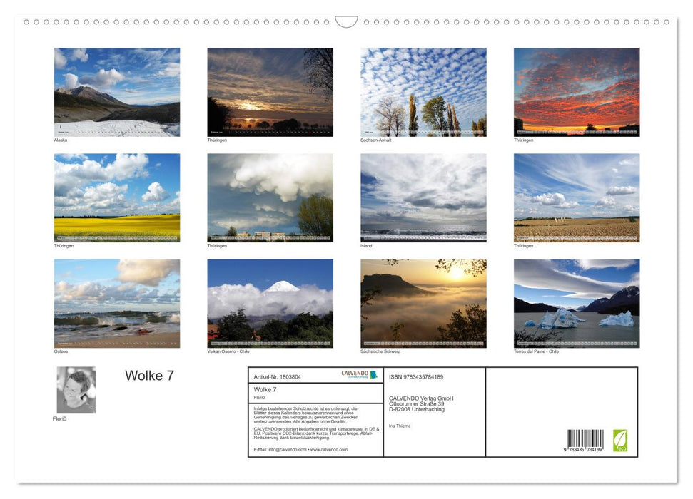 Wolke 7 (CALVENDO Wandkalender 2025)