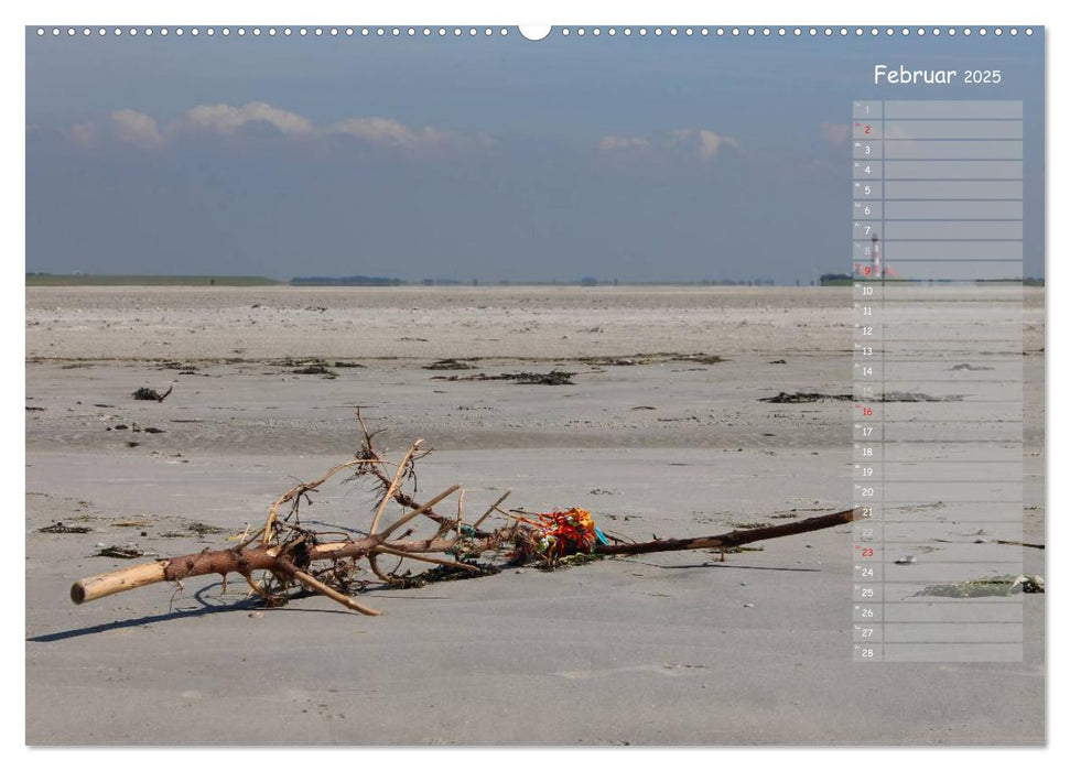 Strandspaziergang / Geburtstagskalender (CALVENDO Wandkalender 2025)