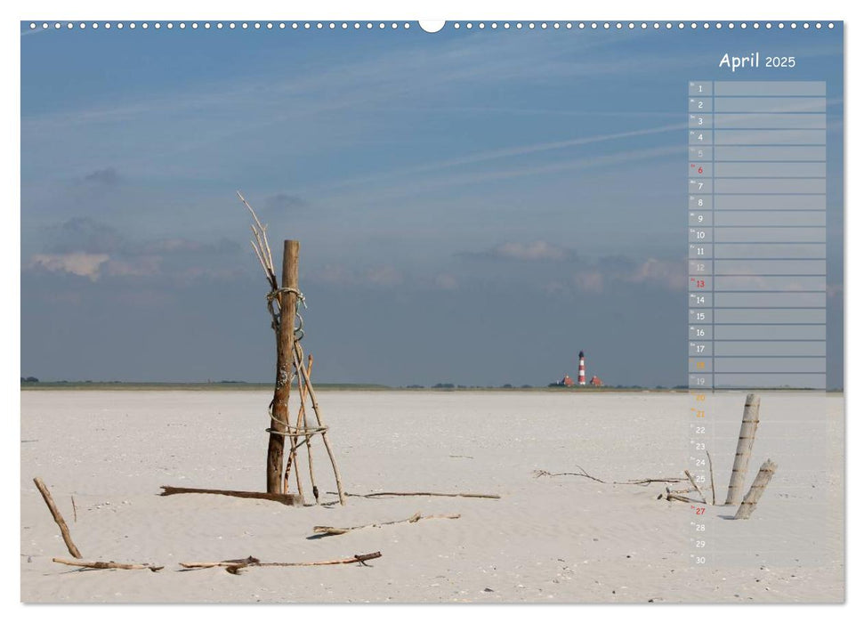 Strandspaziergang / Geburtstagskalender (CALVENDO Wandkalender 2025)