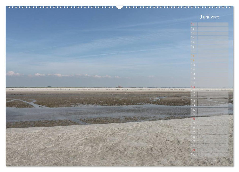 Strandspaziergang / Geburtstagskalender (CALVENDO Wandkalender 2025)