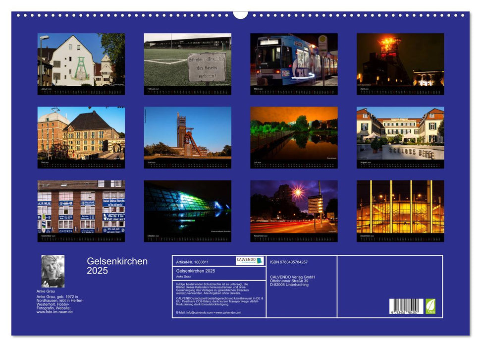 Gelsenkirchen 2025 (CALVENDO Wandkalender 2025)