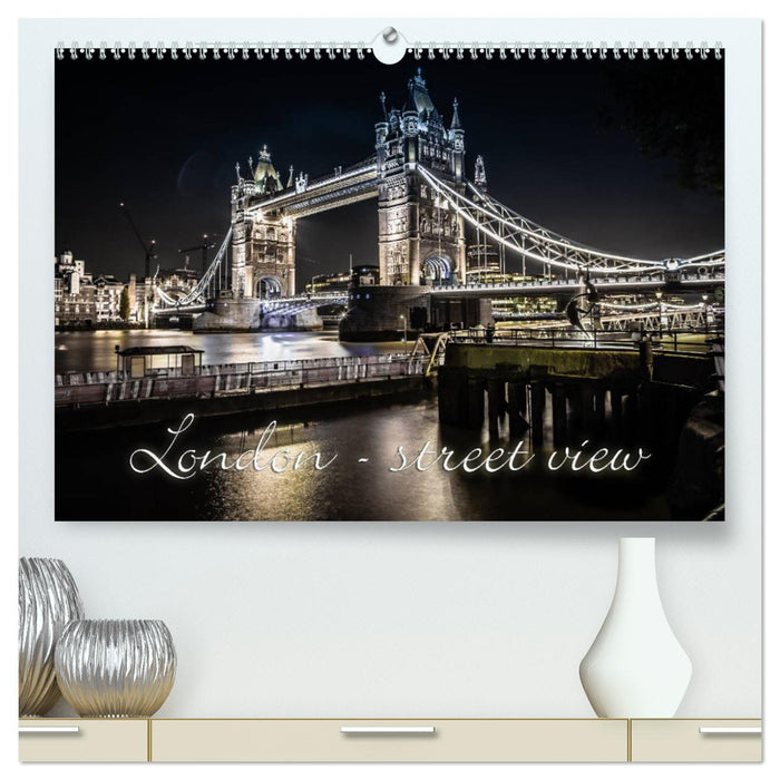 London - street view (CH-Version) (CALVENDO Premium Wandkalender 2025)