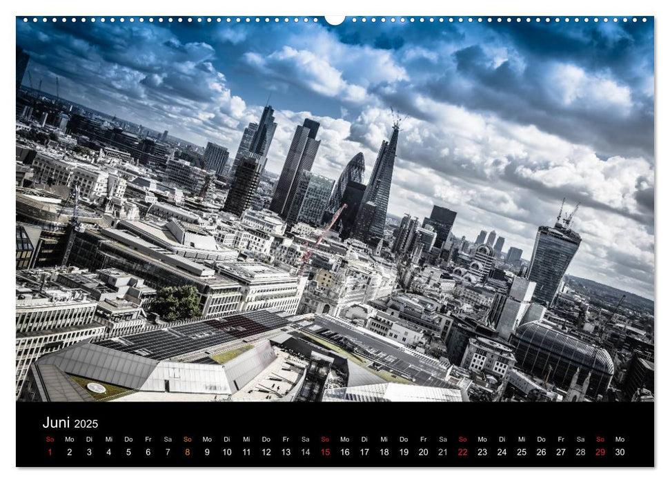 London - street view (CH-Version) (CALVENDO Premium Wandkalender 2025)