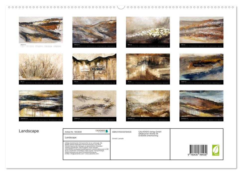 Landscape (CALVENDO Premium Wandkalender 2025)