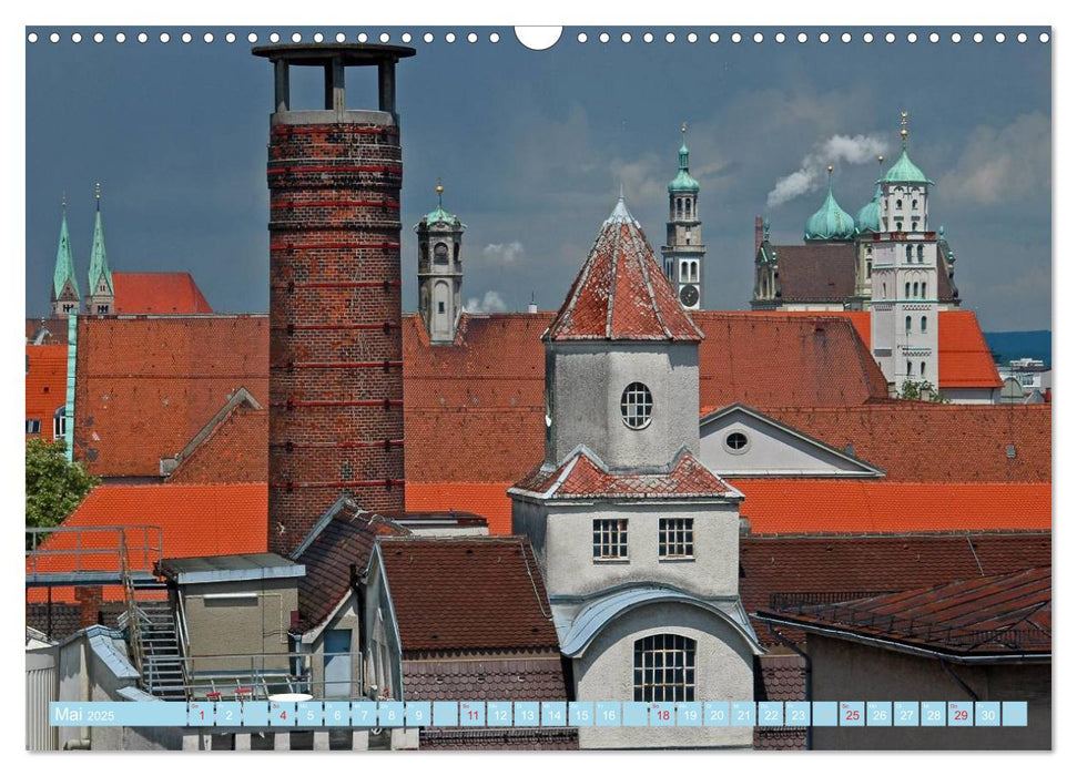 Augsburg – ein bisschen anders (CALVENDO Wandkalender 2025)