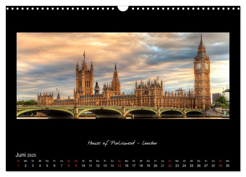 Amazing England - England's schönste Seiten (CALVENDO Wandkalender 2025)