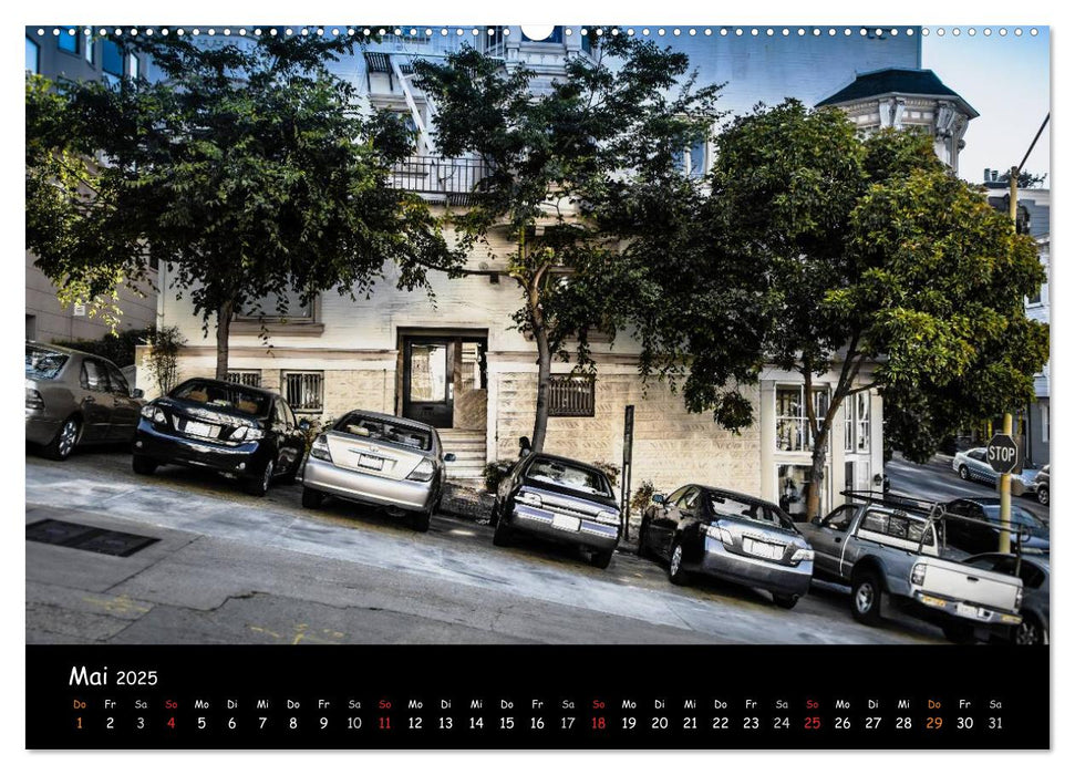 San Francisco - street view (CALVENDO Premium Wandkalender 2025)