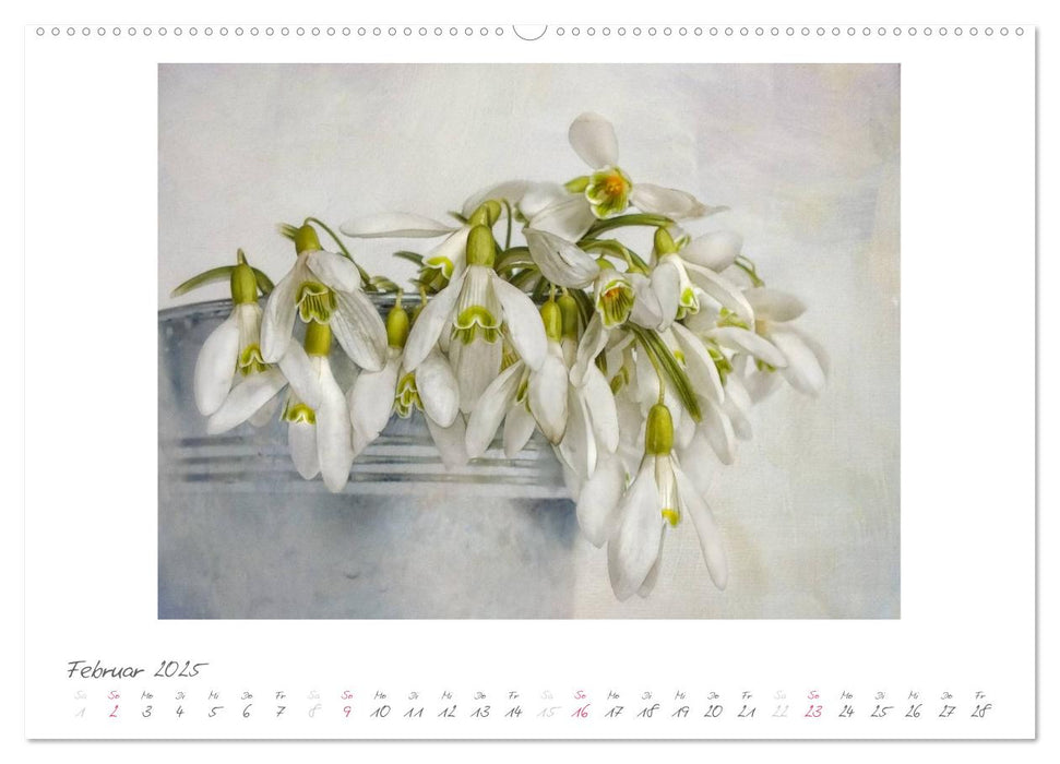 Vintage Flowers (CALVENDO Premium Wandkalender 2025)