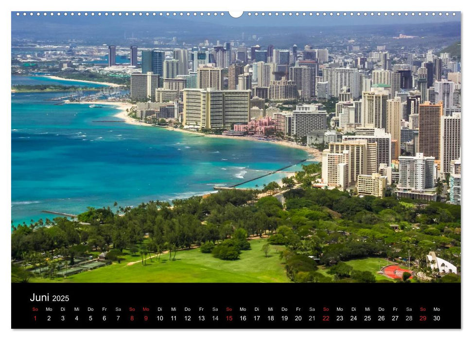 The Unknown HAWAII (CALVENDO Premium Wandkalender 2025)