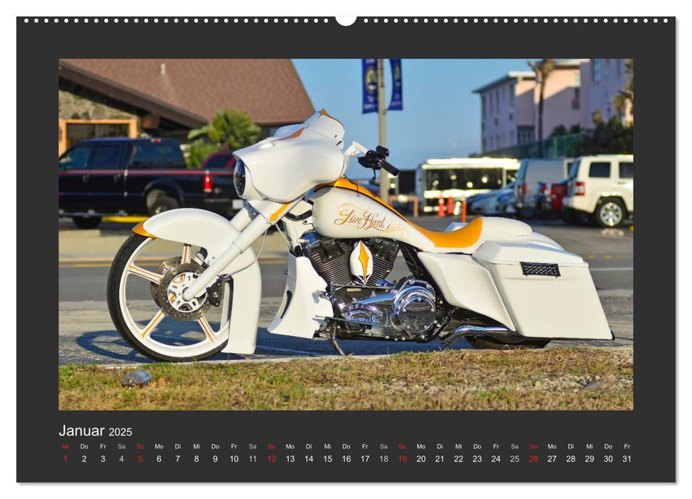 BEST OF HARLEY-DAVIDSON BAGGER-STYLE (CALVENDO Premium Wandkalender 2025)