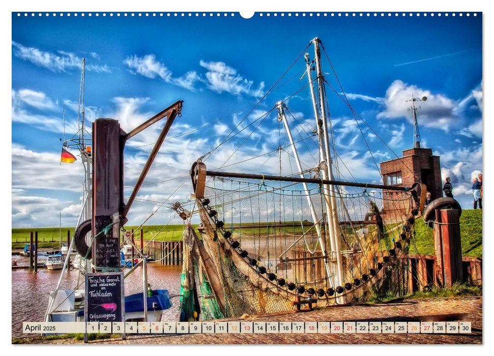 Friesland - Nordseebad Dangast (CALVENDO Wandkalender 2025)