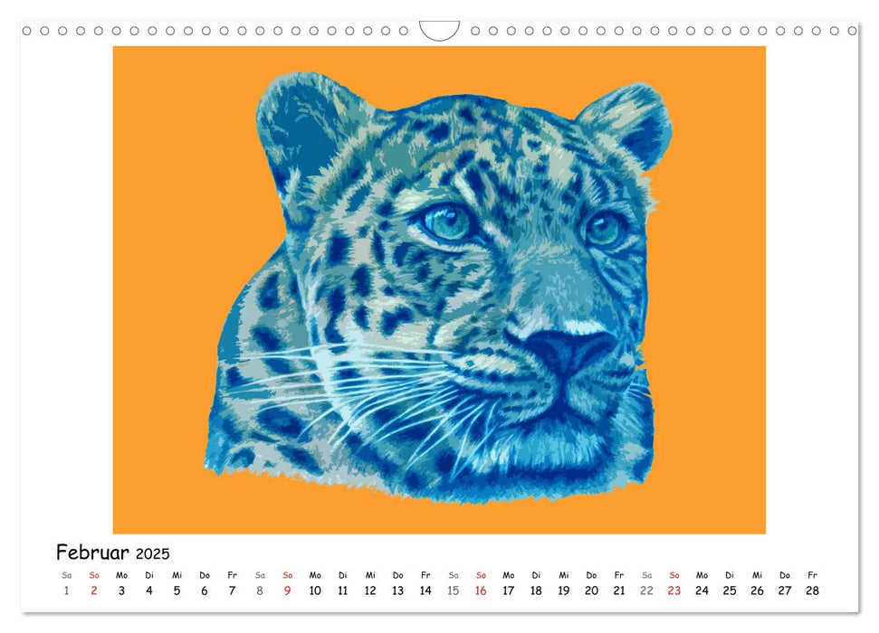 PopArt Animals (CALVENDO Wandkalender 2025)