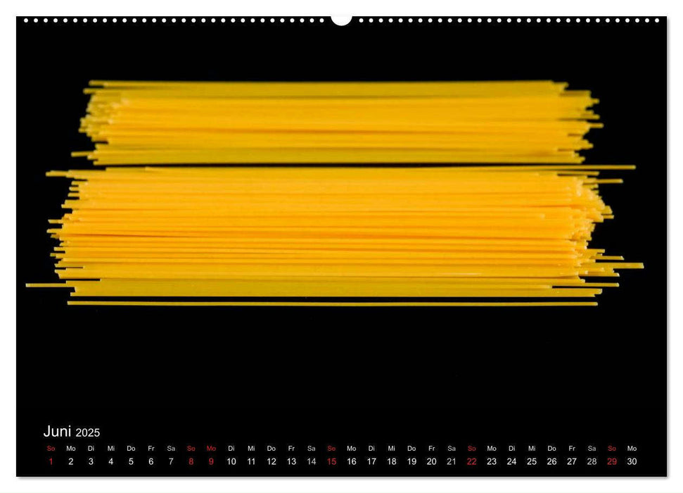 Pasta (CALVENDO Premium Wandkalender 2025)