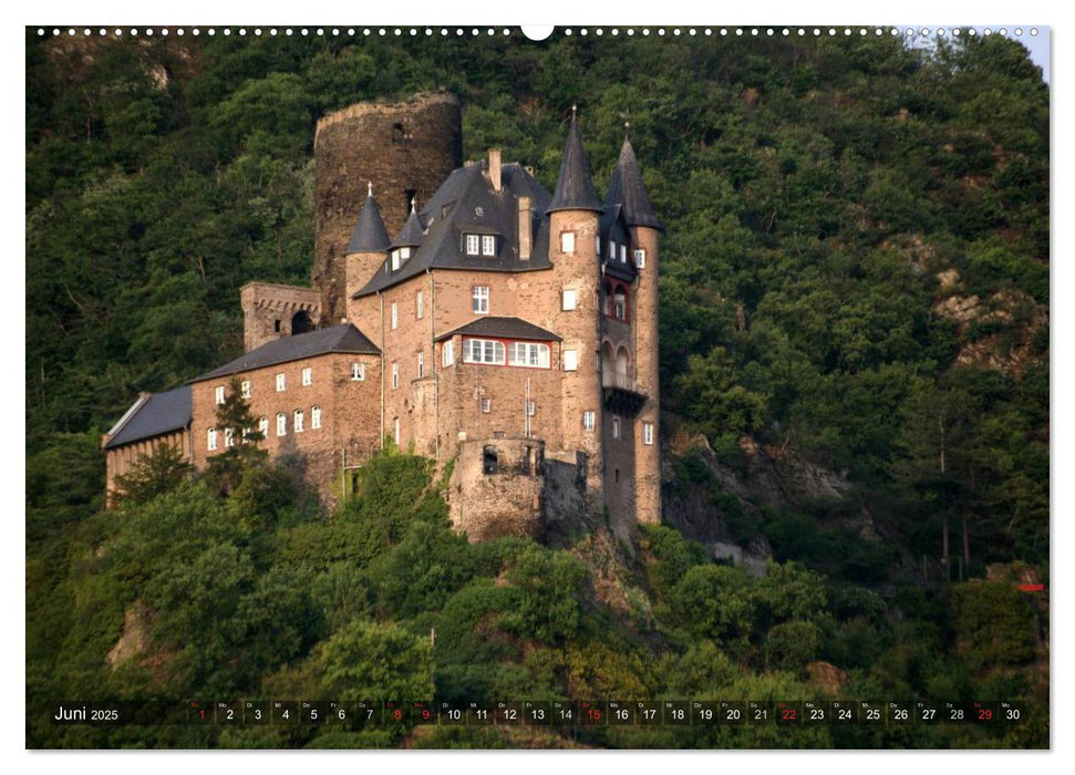 Deutsche Burgen (CALVENDO Wandkalender 2025)