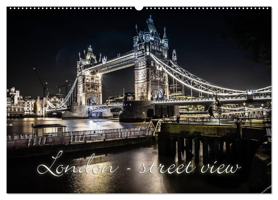 London - street view (CH-Version) (CALVENDO Wandkalender 2025)