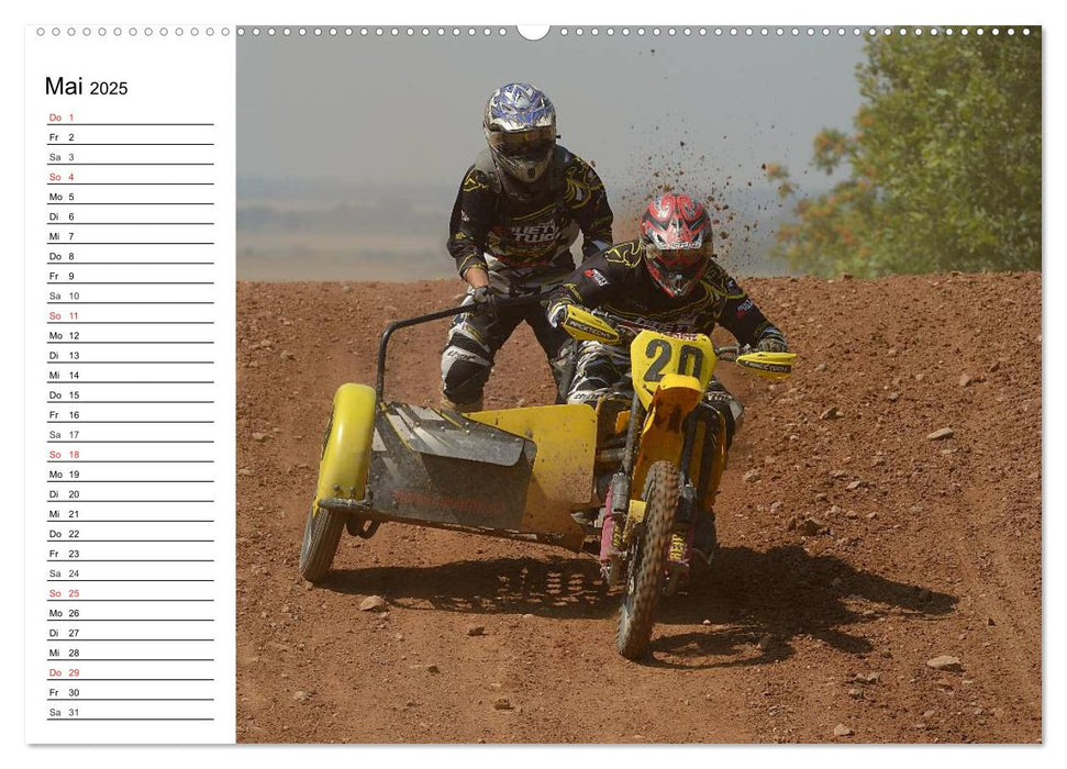 Motocross - Terminplaner (CALVENDO Premium Wandkalender 2025)