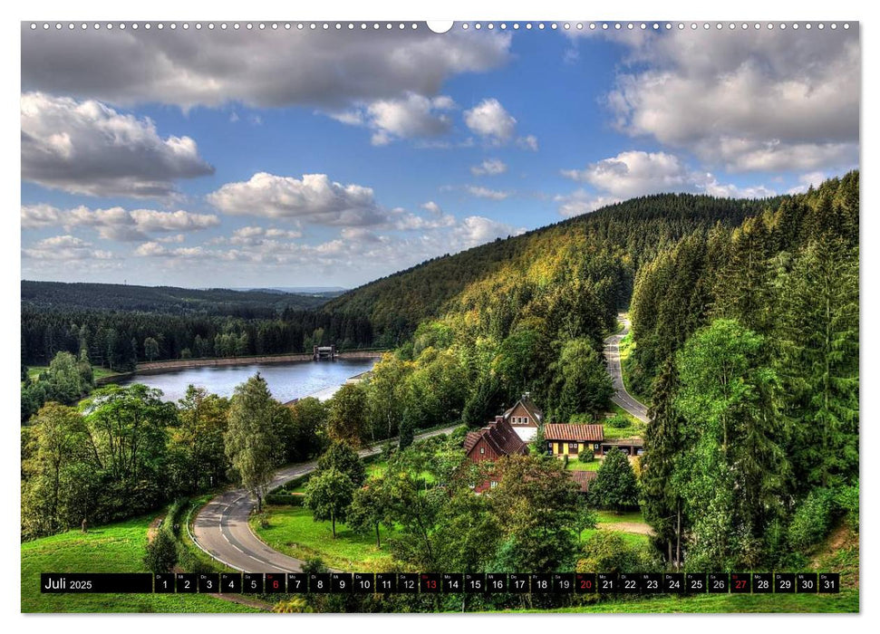 Harz Landschaften (CALVENDO Premium Wandkalender 2025)