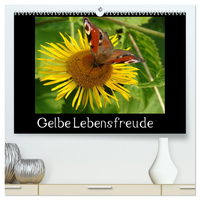 Gelbe Lebensfreude (CALVENDO Premium Wandkalender 2025)