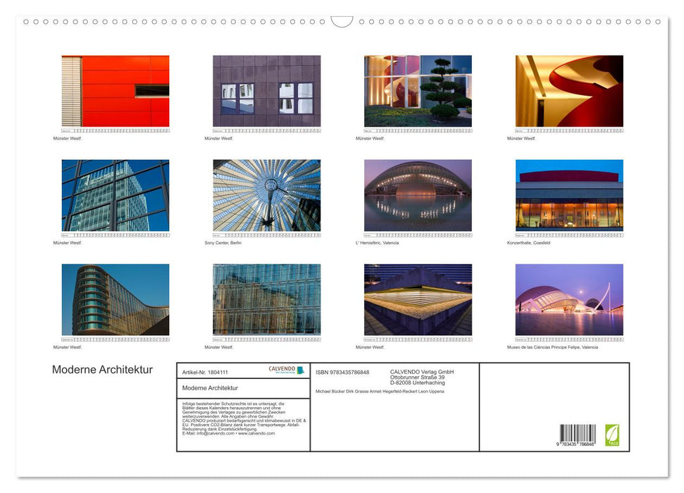 Moderne Architektur (CALVENDO Wandkalender 2025)