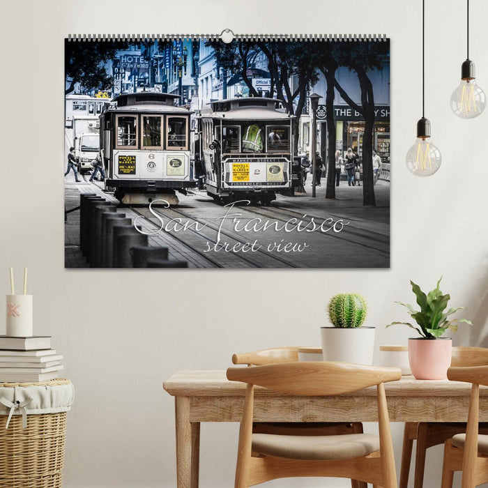 San Francisco - street view (CALVENDO Wandkalender 2025)