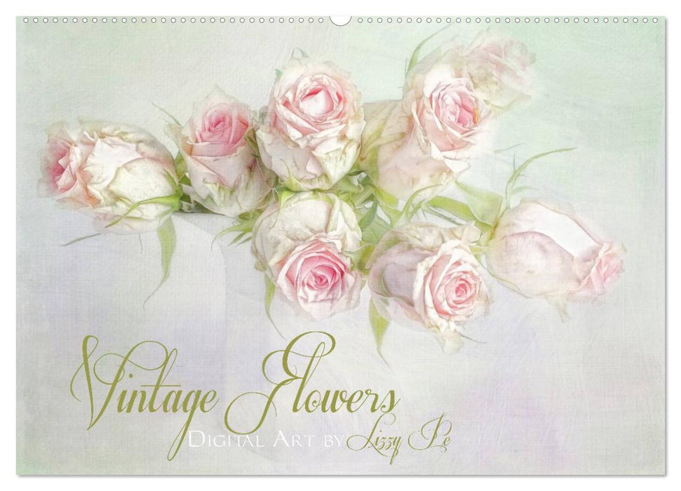 Vintage Flowers (CALVENDO Wandkalender 2025)