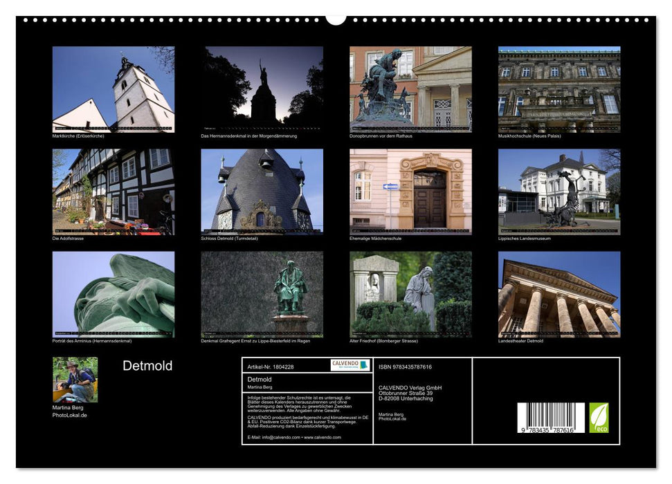 Detmold (CALVENDO Premium Wandkalender 2025)