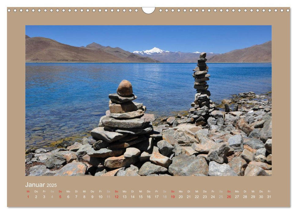 Tibet - Auf dem Dach der Welt (CALVENDO Wandkalender 2025)