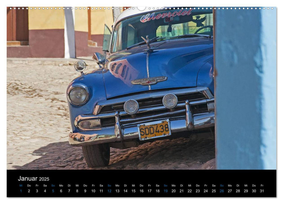 On the road in Cuba (CALVENDO Premium Wandkalender 2025)