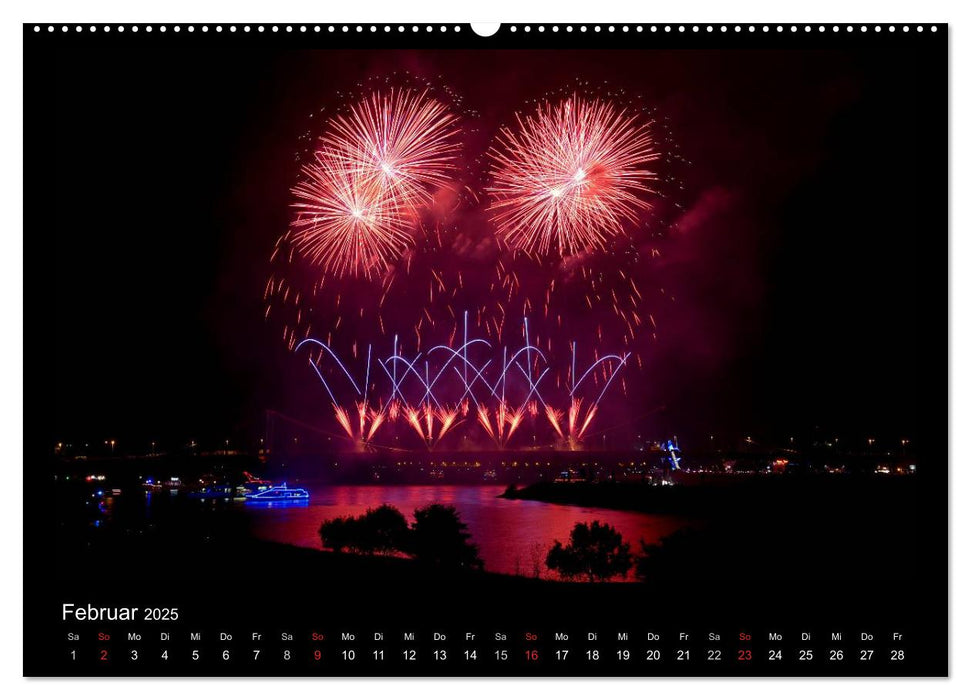 Feuerwerks - Impressionen (CALVENDO Premium Wandkalender 2025)