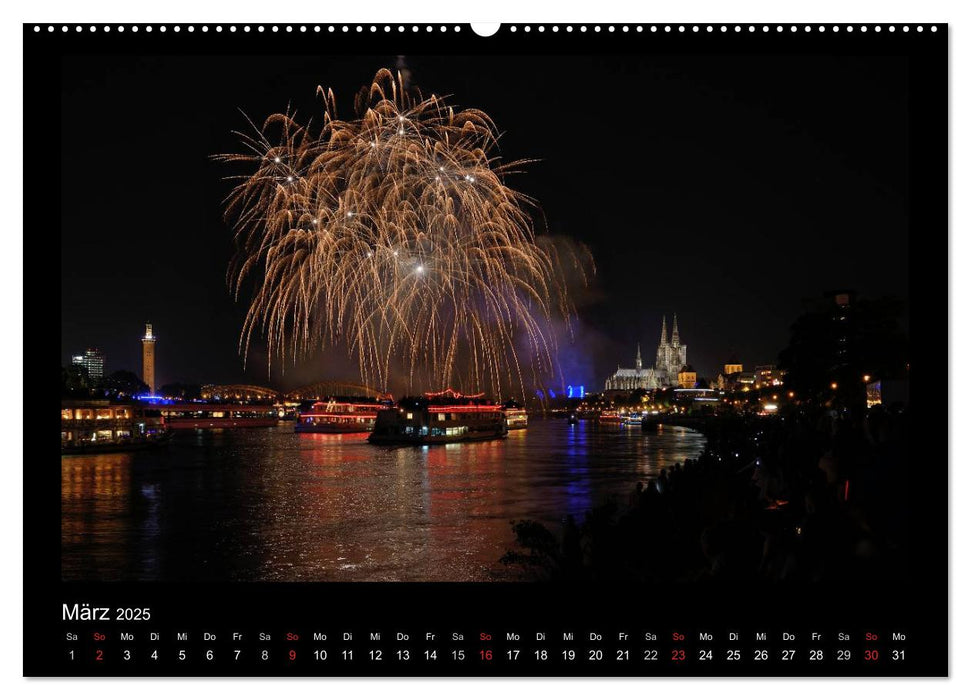 Feuerwerks - Impressionen (CALVENDO Premium Wandkalender 2025)