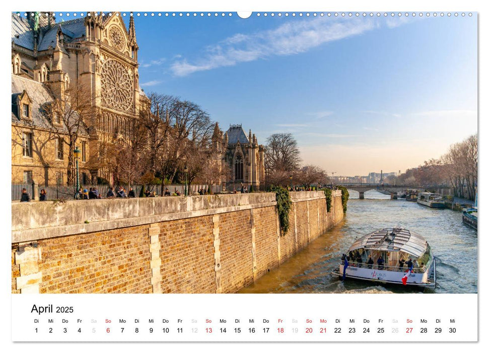 Paris, s'il vous plaît! (CALVENDO Premium Wandkalender 2025)