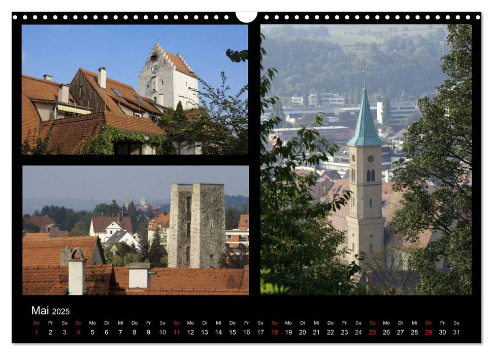 In und um RAVENSBURG (CALVENDO Wandkalender 2025)