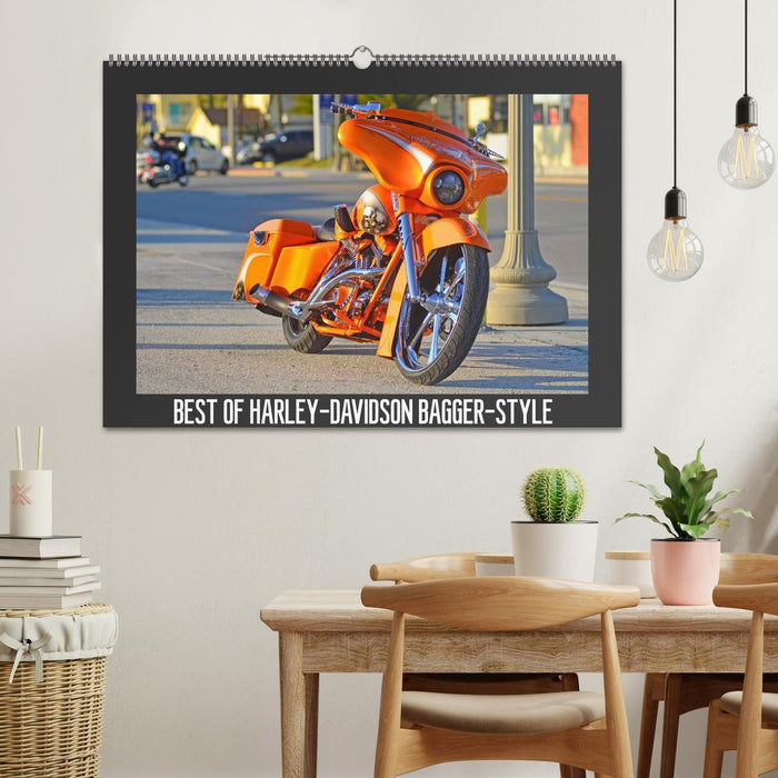 BEST OF HARLEY-DAVIDSON BAGGER-STYLE (CALVENDO Wandkalender 2025)