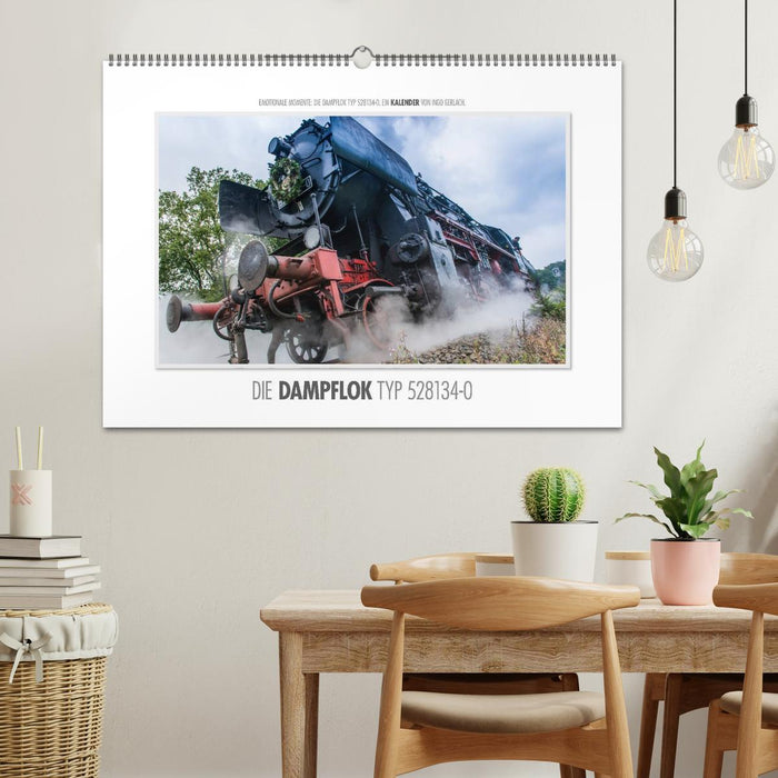 Emotionale Momente: Die Dampflok Typ 528134-0. (CALVENDO Wandkalender 2025)