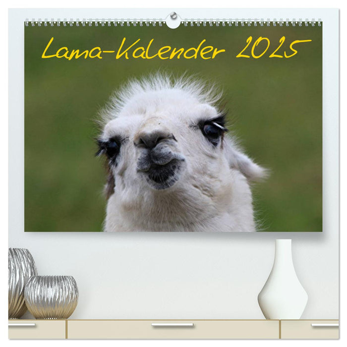 Lama-Kalender 2025 (CALVENDO Premium Wandkalender 2025)