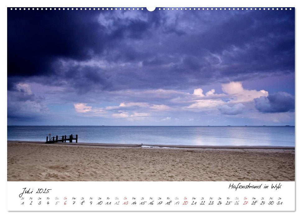 Föhrweh - Stimmungsvolle Nordsee Bilder (CALVENDO Premium Wandkalender 2025)