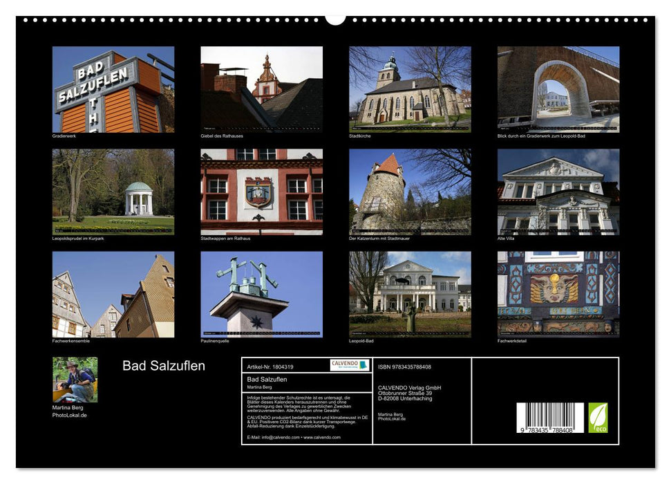 Bad Salzuflen (CALVENDO Premium Wandkalender 2025)