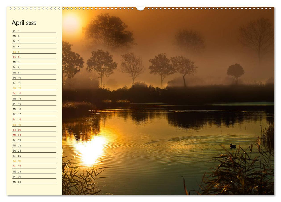 Friesland, verzauberte Landschaft an der Nordsee (CALVENDO Premium Wandkalender 2025)