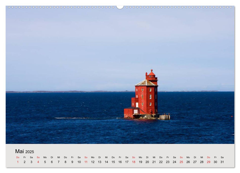 Mit den Hurtigruten unterwegs (CALVENDO Premium Wandkalender 2025)