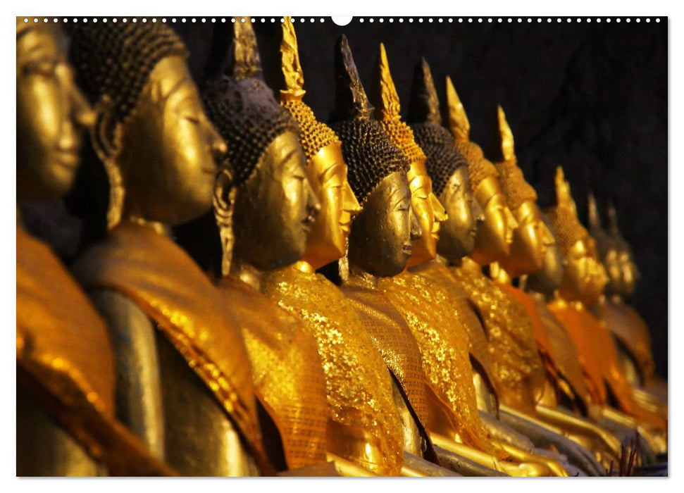 Buddhas tief im Fels (CALVENDO Premium Wandkalender 2025)